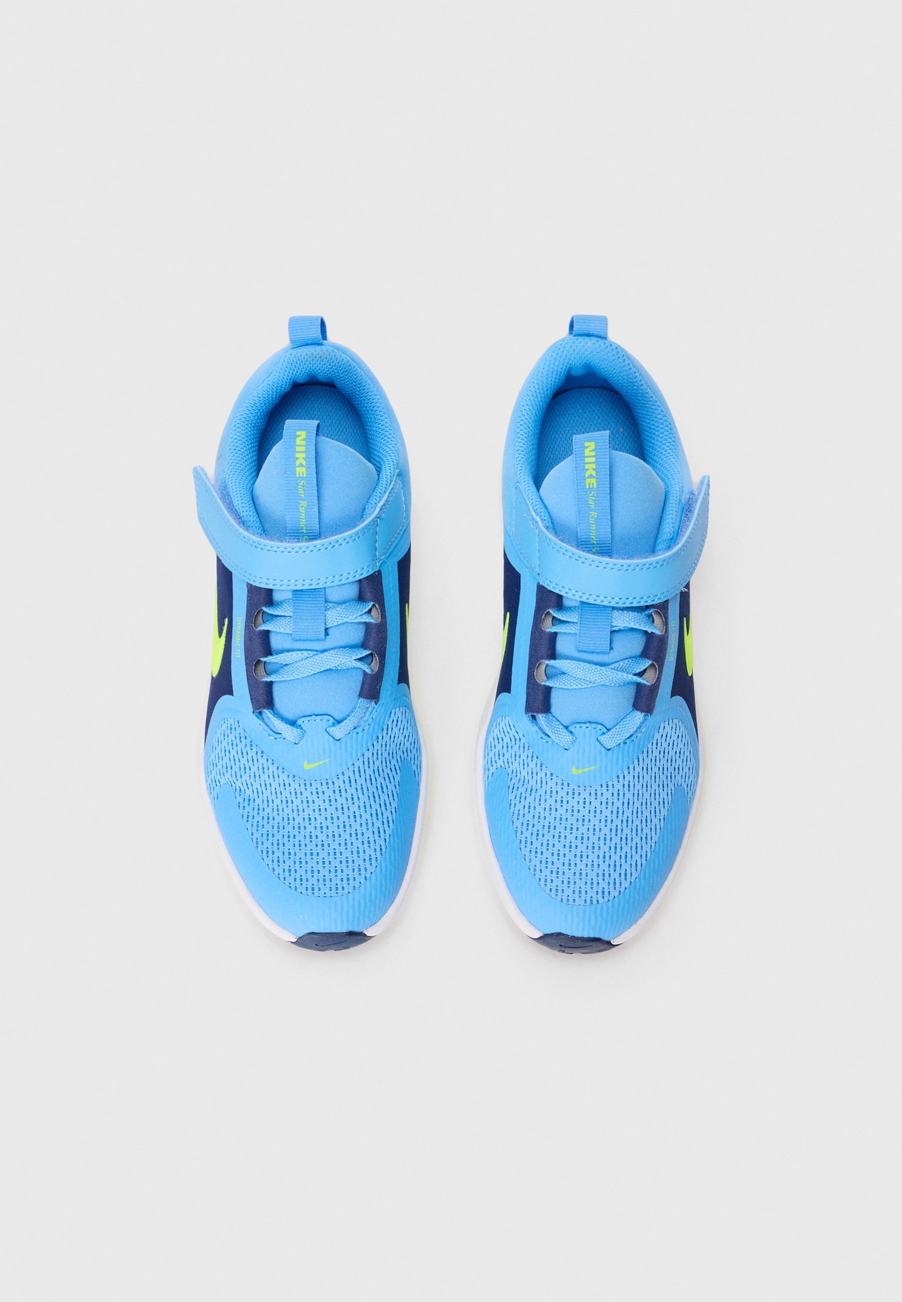 Tênis de corrida Nike Performance STAR RUNNER 5 UNISSEX - Azul universitário/volt/azul escuro/cinza futebol
