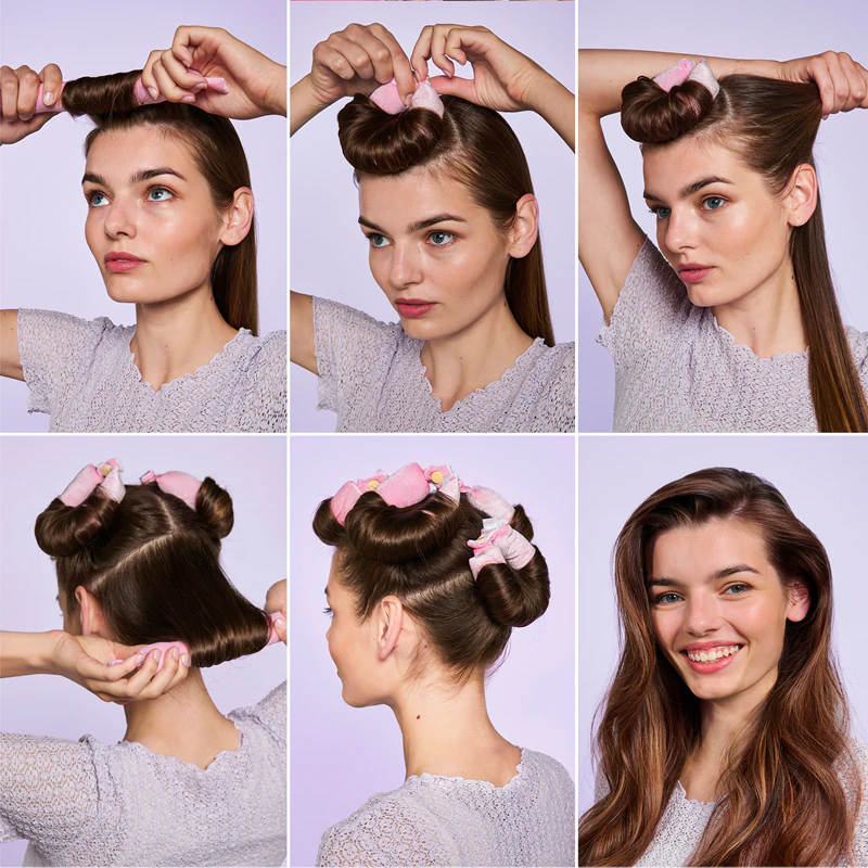 Sada kuličiek na fúkanie vlasov BrushArt Hair bez vyhrievania