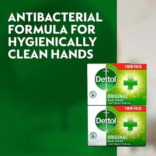 Saponetta antibatterica per le mani Dettol Original, 2 x 100 g