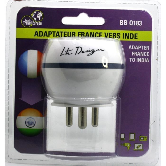 Adattatore dalla Francia all'India