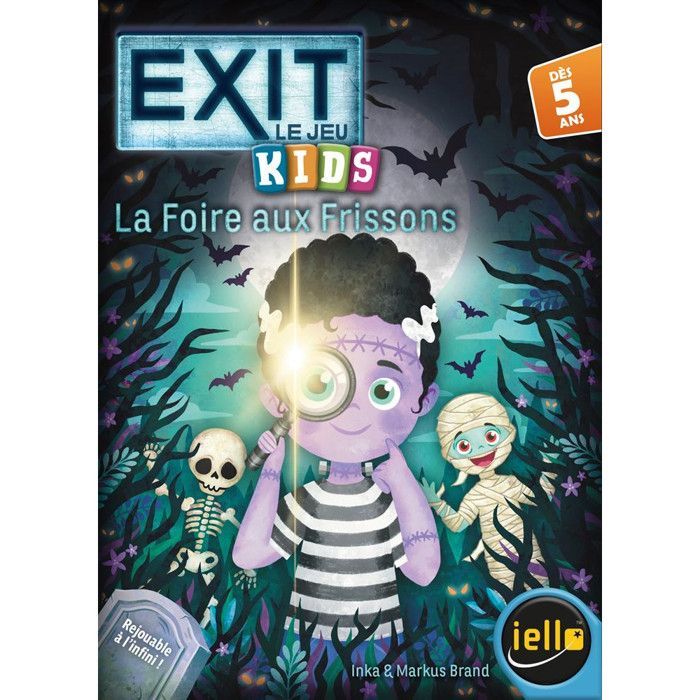 Escape game - IELLO - EXIT Kids - The Fright Fair - 6 enigmi - da 1 a 4 giocatori - Dai 5 anni in su