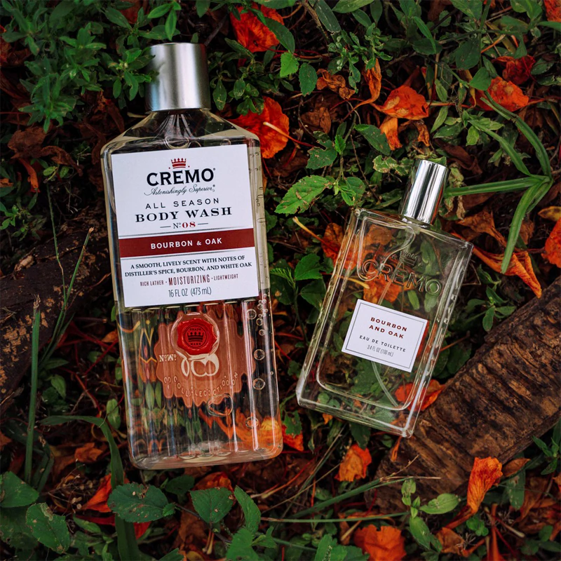 Cremo Bourbon en Eiken Cadeauset voor Mannen