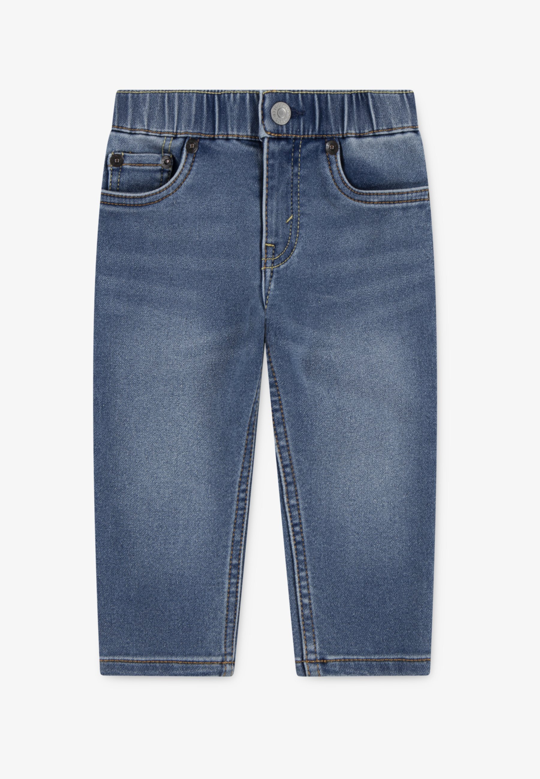 Levi's® SLIM DOBBY PULL ON - Rechte pijpen jeans - tarnation