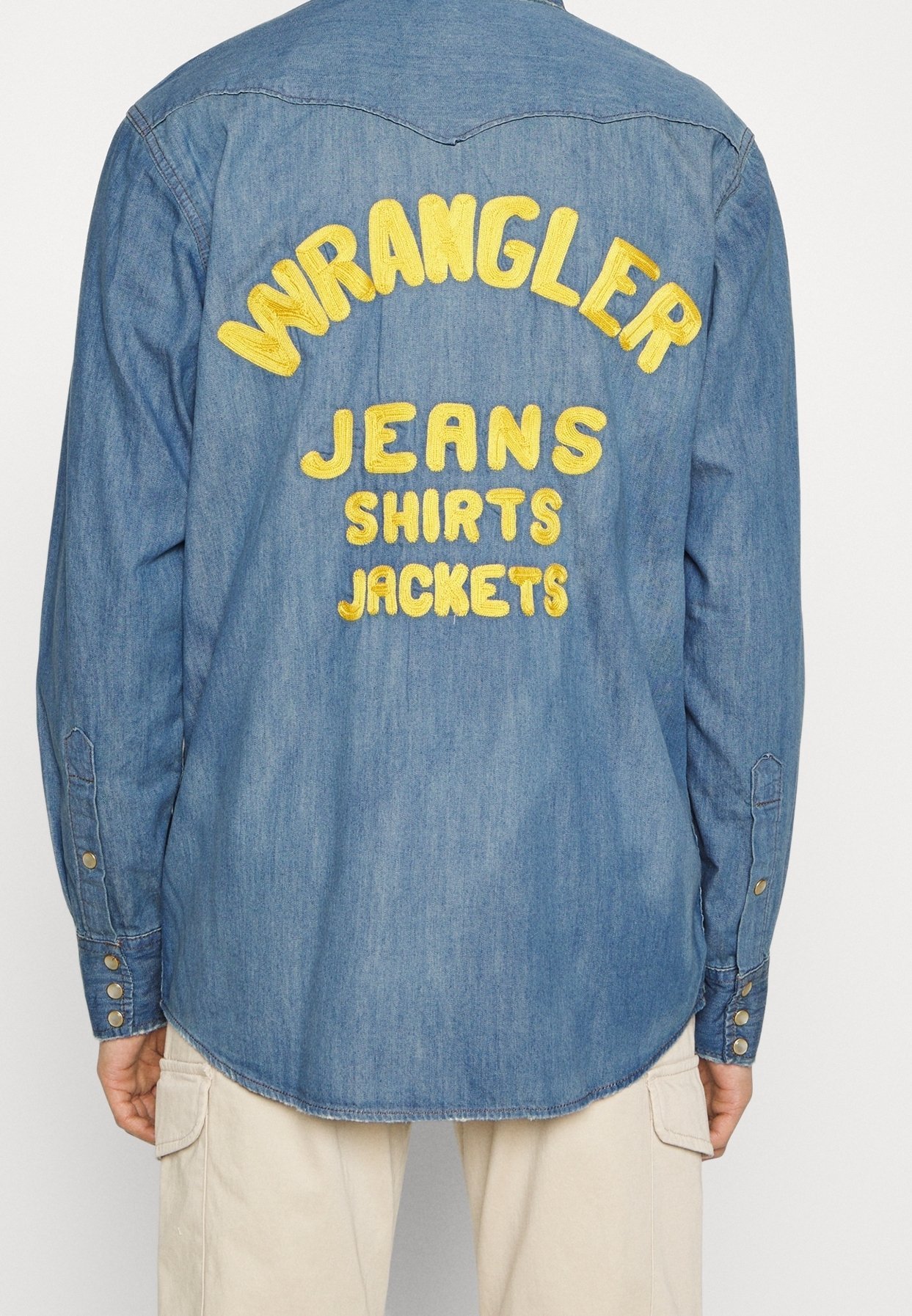Chemise Wrangler - denim bleu