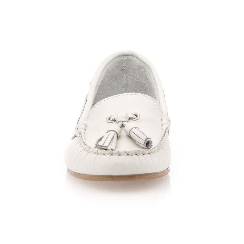 Mocassins / chaussures bateau Femme Blanc
