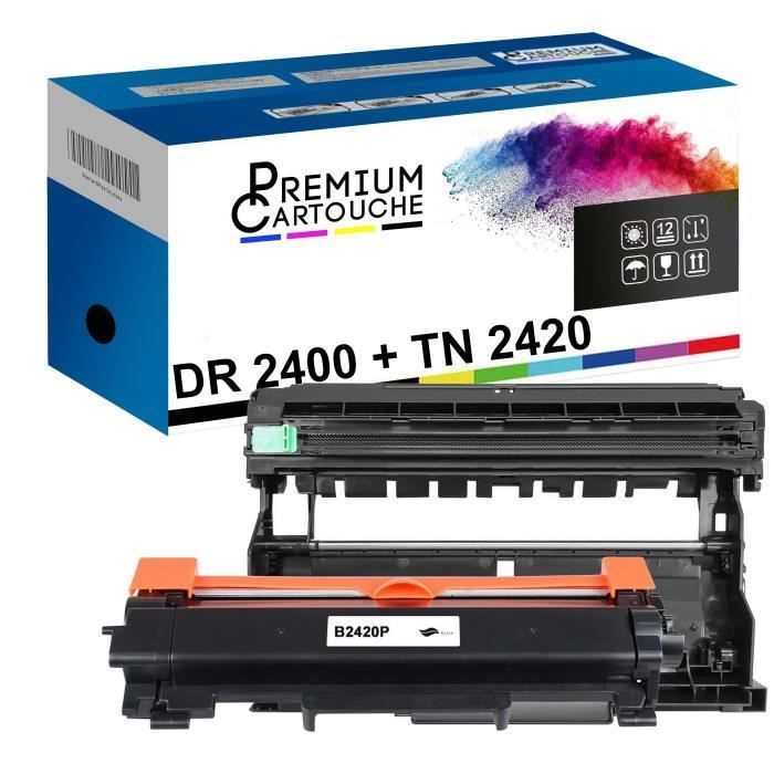 Drum + Toner DR-2400 + TN 2420 Compatible for Brother HL-L2350DW-L2310D-L2357DW-L2375DW-L2370DN, Brother