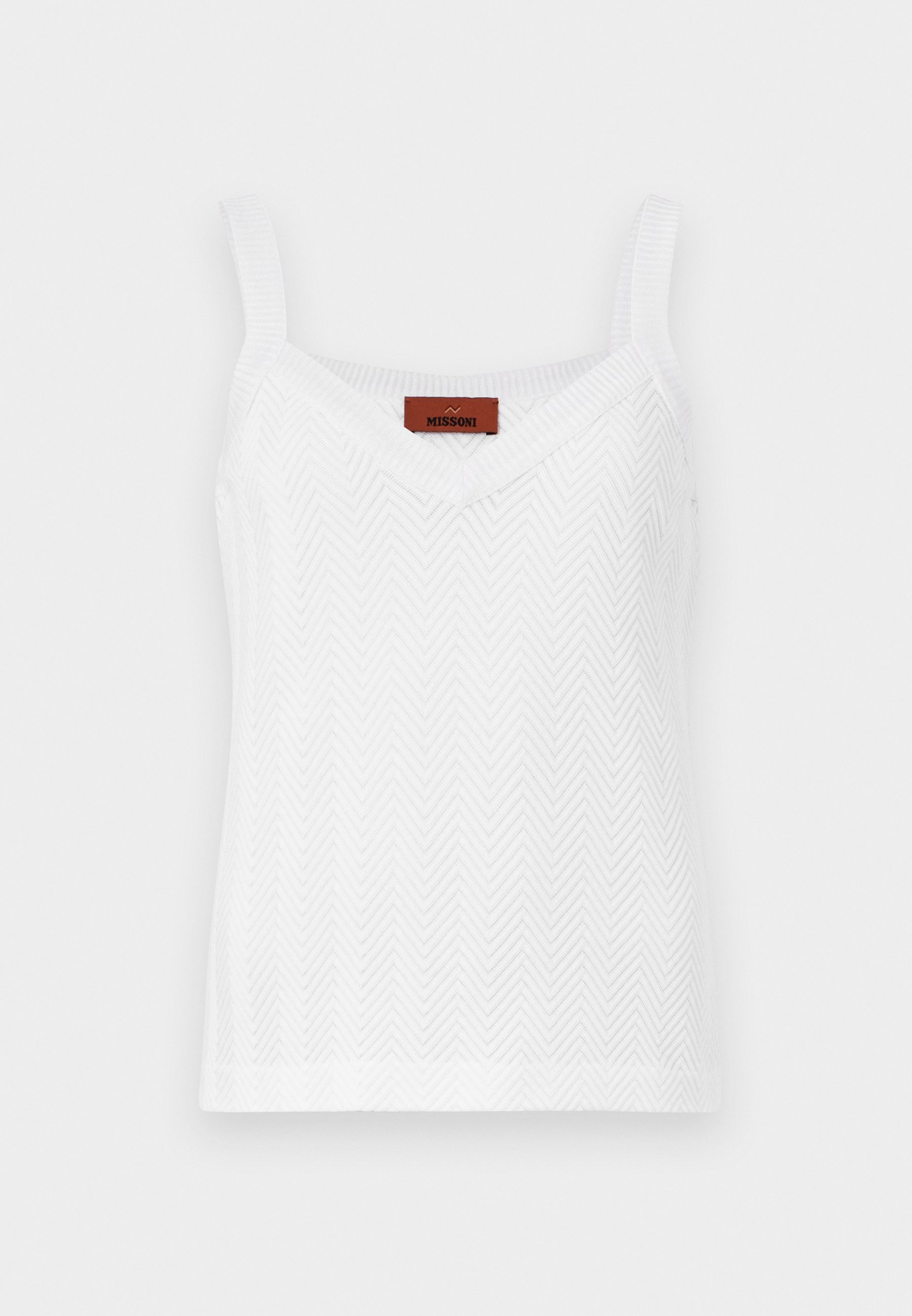 Missoni TANK - Top - bianco brillante