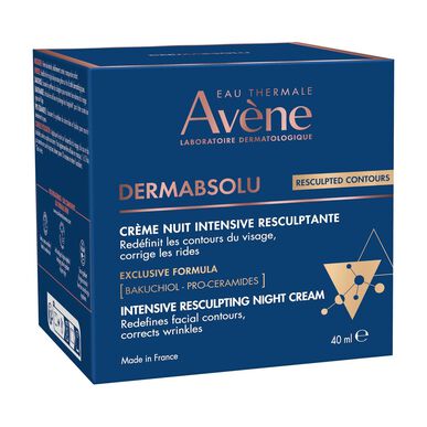 Avène Dermabsolu Intensive Resculpting Night Cream Uppstramande Anti-Aging Night Cream Bakuchiol 40 ml 40 ml