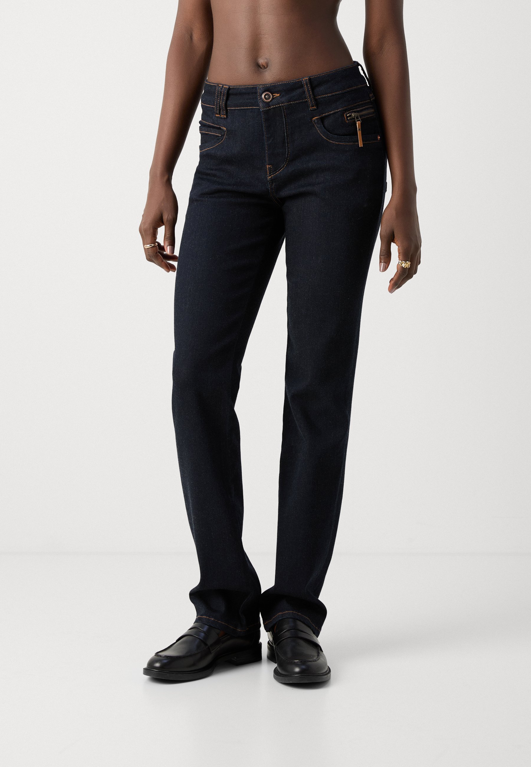 Mos Mosh DELUXE - Rechte jeans - donkerblauw