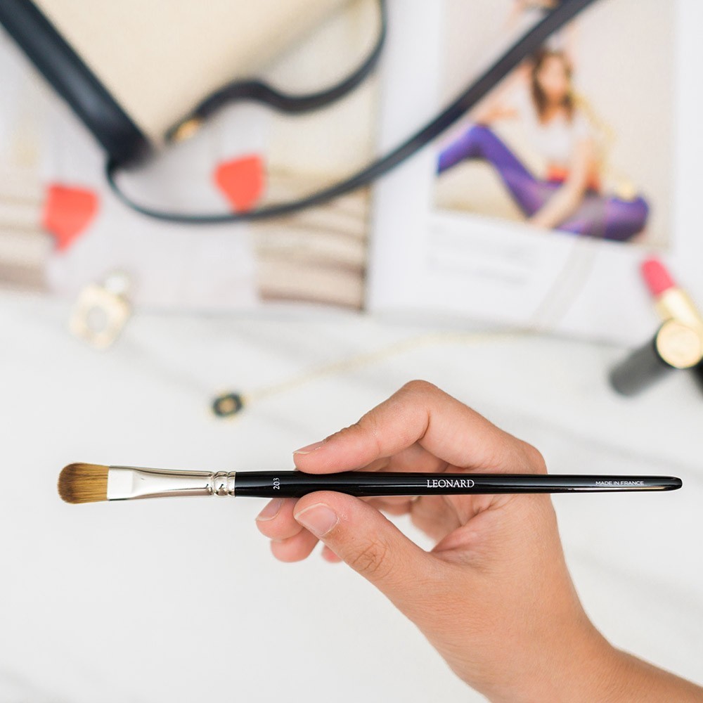 Leonard brushes Pinceau plat paupières