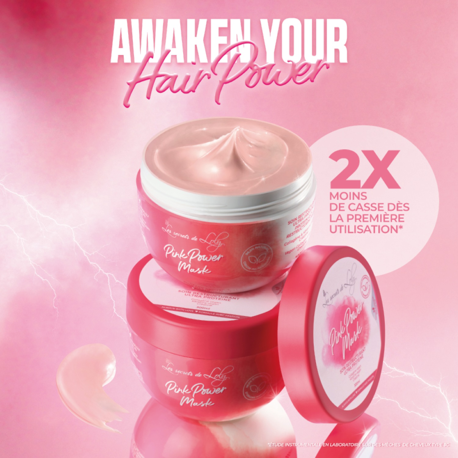 Les Secrets de Loly PINK POWER MASK