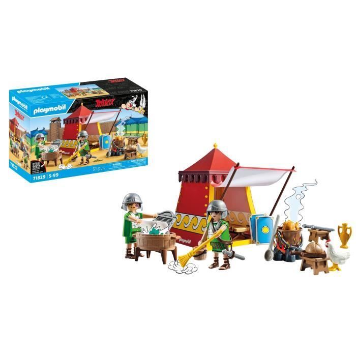 PLAYMOBIL 71829 Legionnaires' Tent, Asterix, Comic Book Characters, Ages 5+