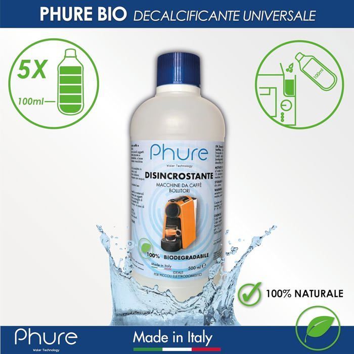 DETARTRANT - Fleuve - Bio Decalk détartrant concentré 500ml, universel naturel, toutes machines