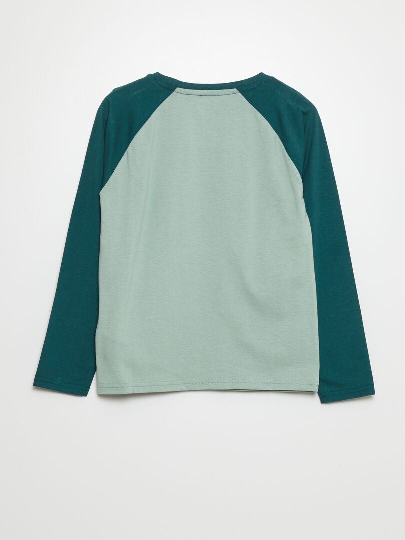 Camiseta de manga comprida 'Seoul' - VERDE