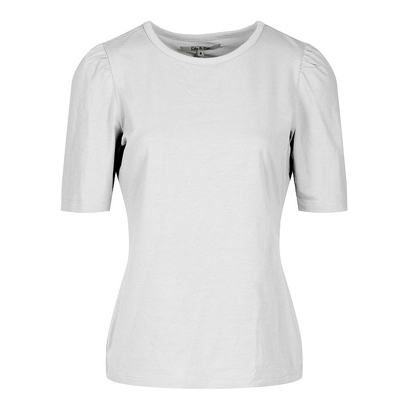 T-shirt blanc à manches bouffantes, tailles S à XXL