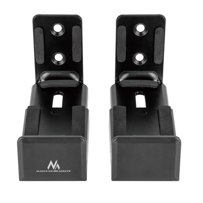 Soporte universal para barra de sonido Maclean MC-932, profundidad ajustable de 90 a 154 mm, soporta hasta 1,5 kg, 2 soportes.