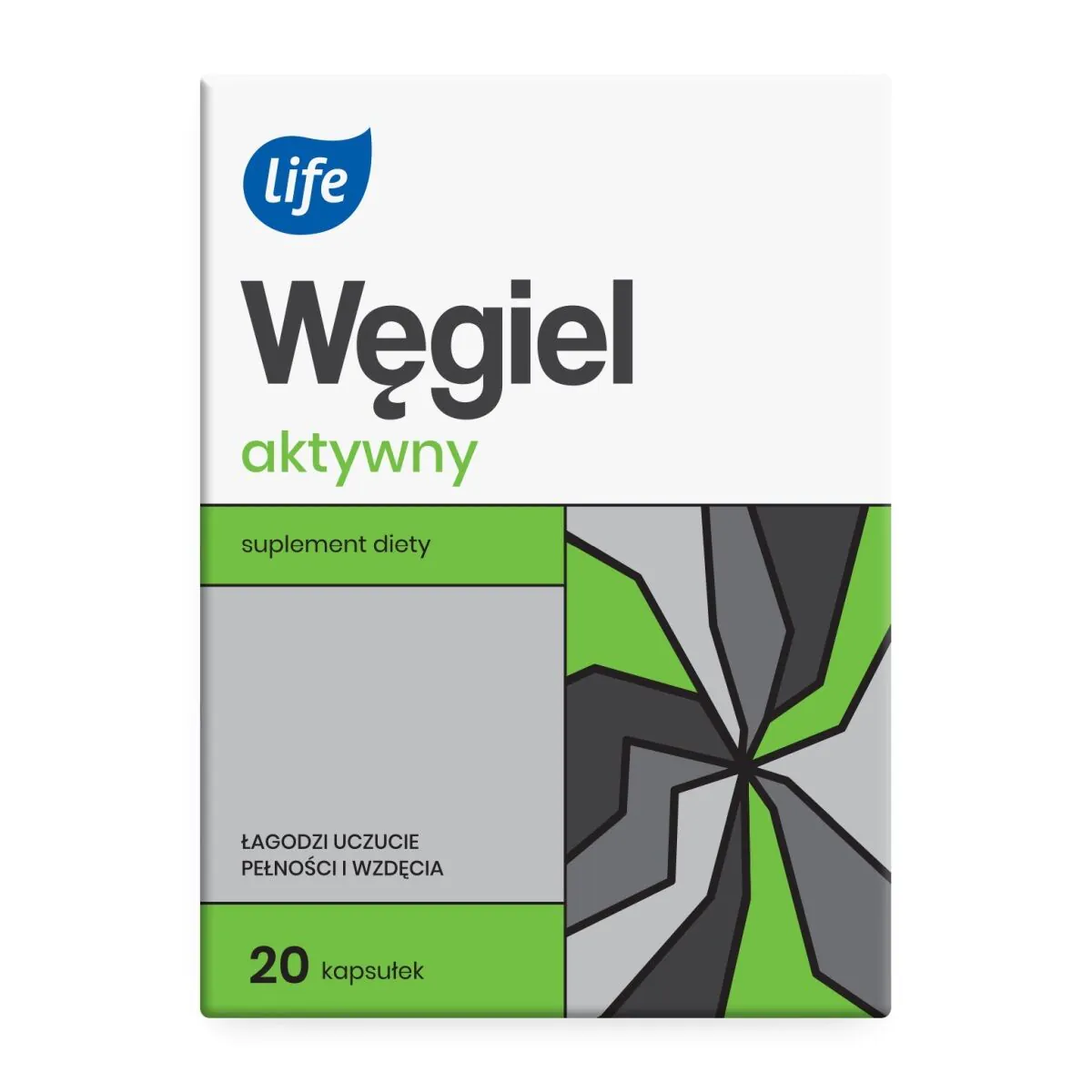 Life Węgiel Aktywny 150 mg, Kapsułki