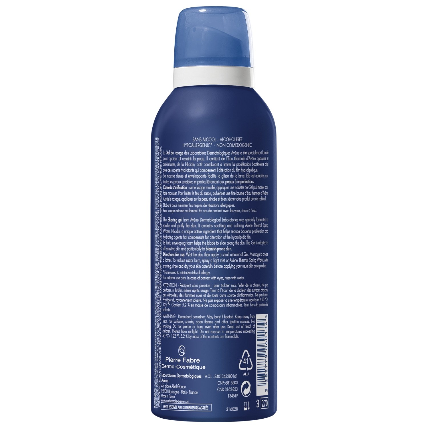 Avène skutimosi gelis vyrams - 150 ml