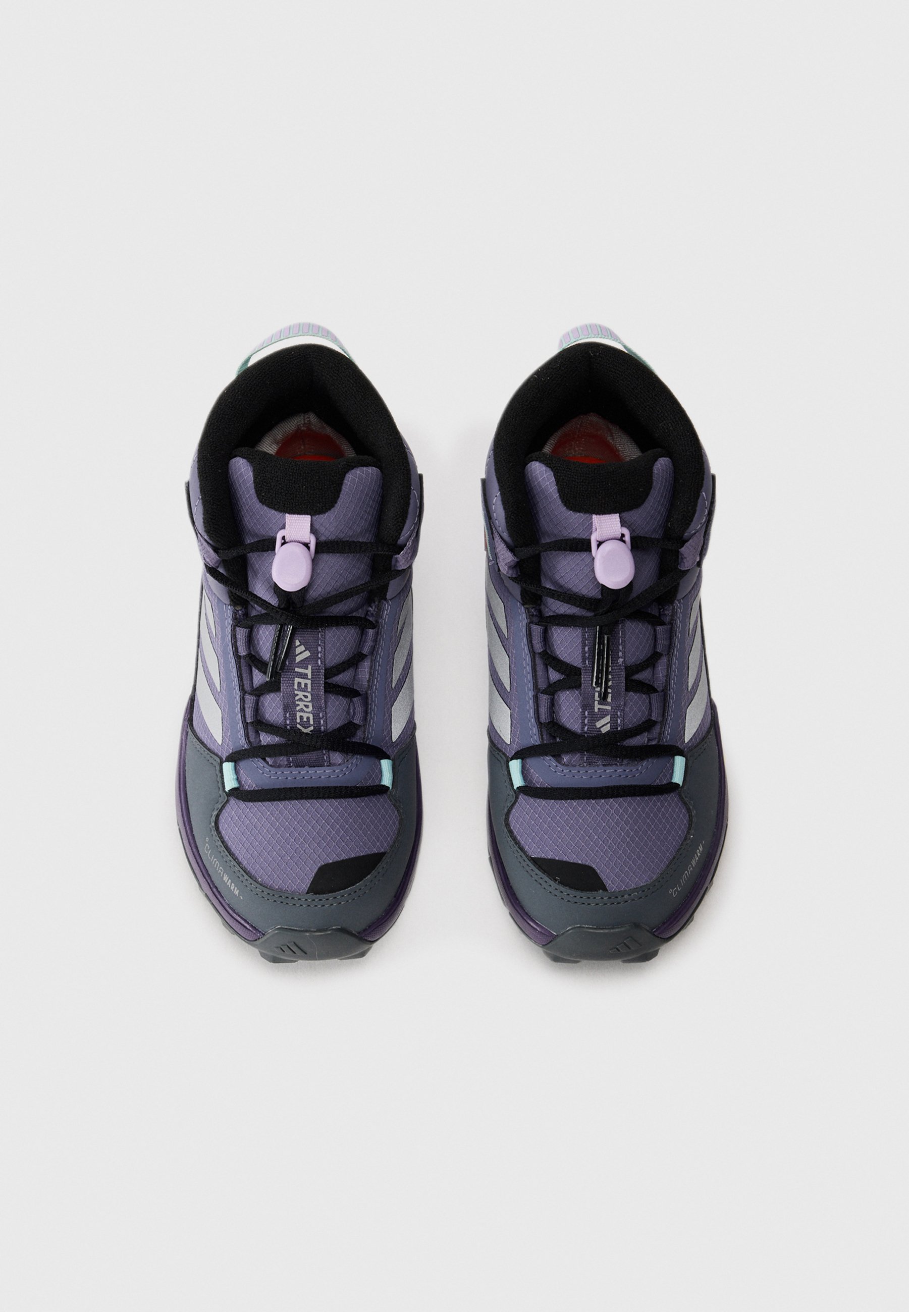 Adidas Terrex UNISEXE - Chaussures de randonnée - d'occasion, violet/argent mat/bleu turquoise scintillant