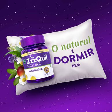 Vicks Gummies Melatonin Sleep Zzzquil Natura Mango 30 gummier 30 gummier