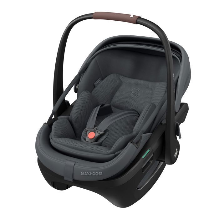 Cadeira auto para bebé MAXI-COSI Coral Slide Pro, deslizante e giratória, posição totalmente reclinada, cor Grafite Lunar
