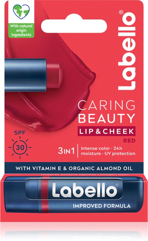 „Labello Caring Beauty“ tonuotas lūpų balzamas
