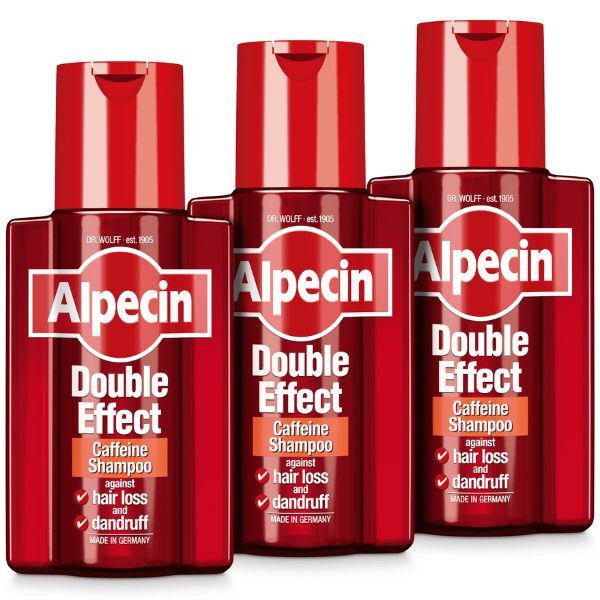 Alpecin Double Effect -shampoo 3 x 200 ml