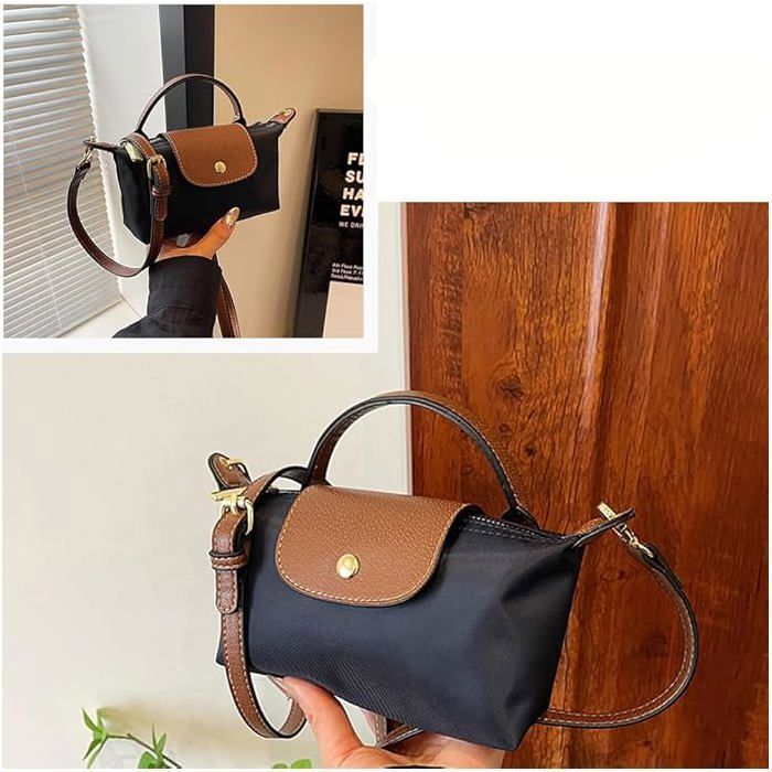 Bolso de hombro - OTBACT - Mini bolso de mujer - Compacto 17x10x5cm - Moderno - Negro