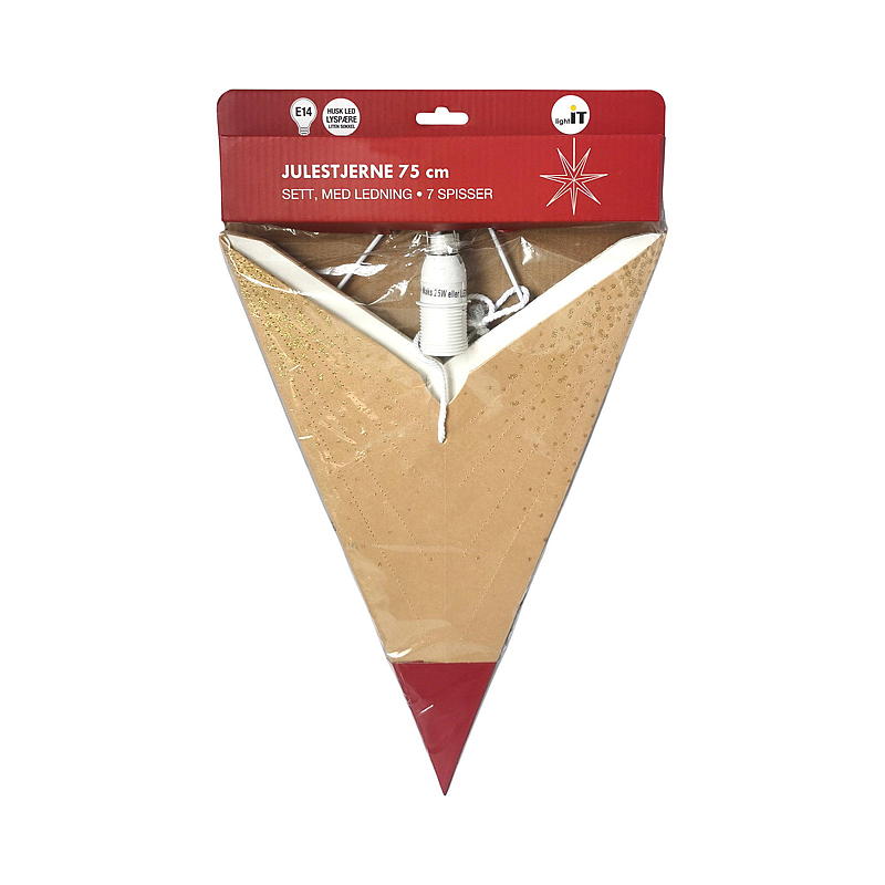 Lichte IT-kerstman ø 75 cm