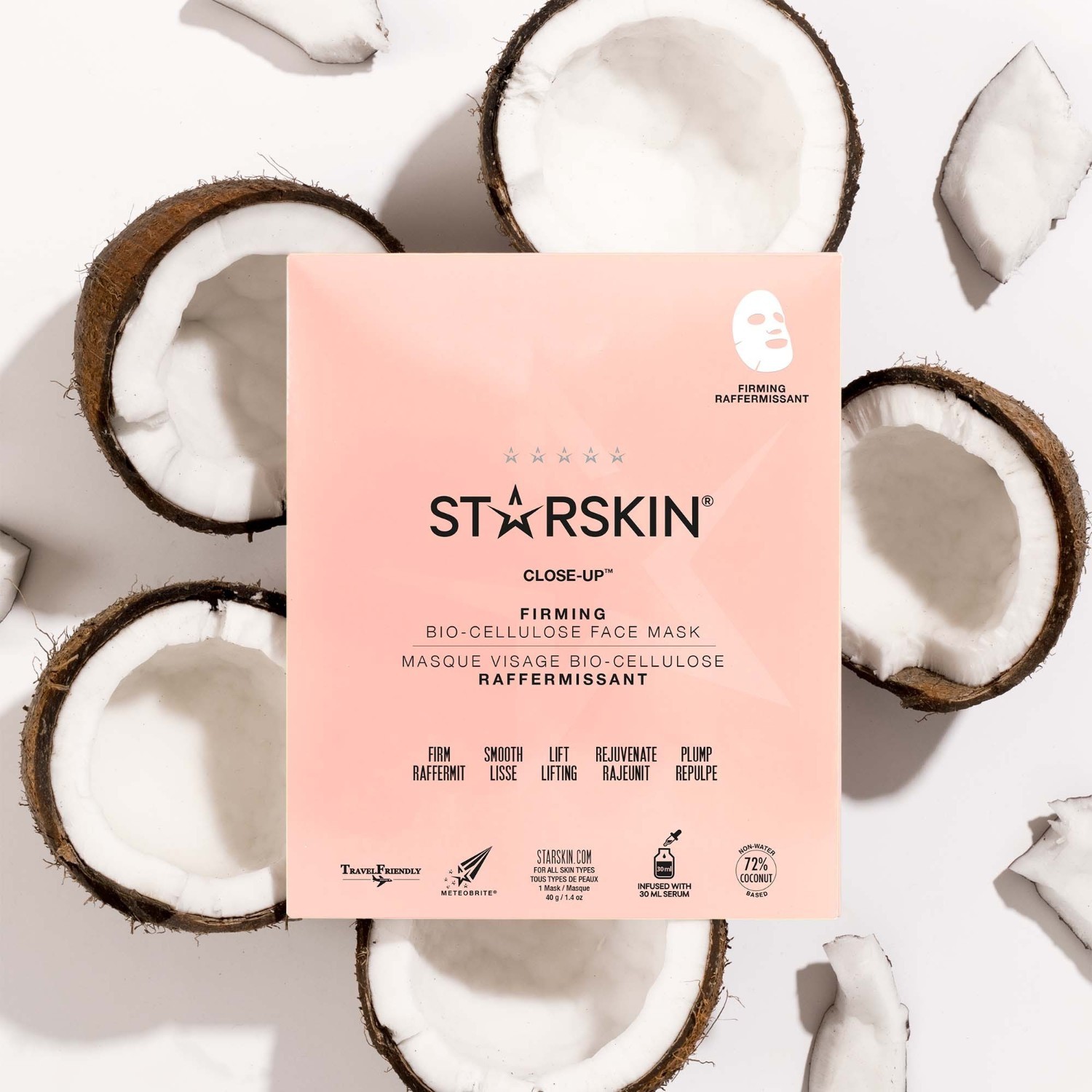 STARSKIN® Maske za lice izbliza, pakovanje od 3+1 -