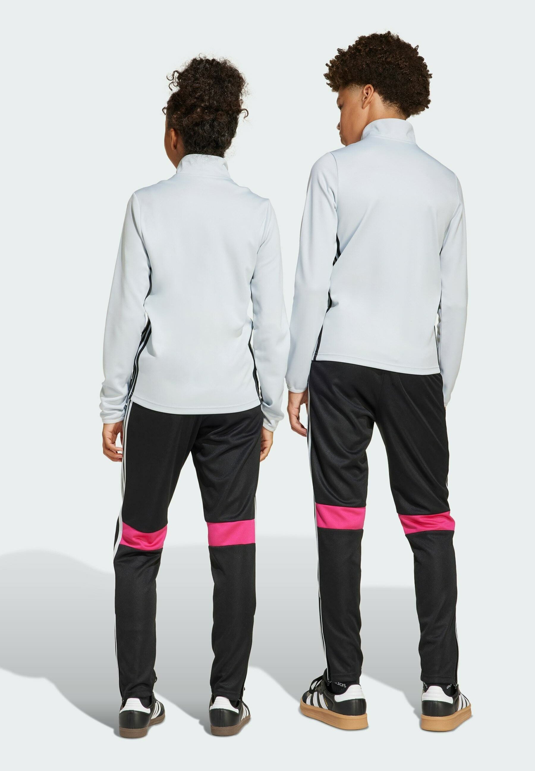 adidas Performance trainingsbroek - zwart, transparant grijs, echt magenta