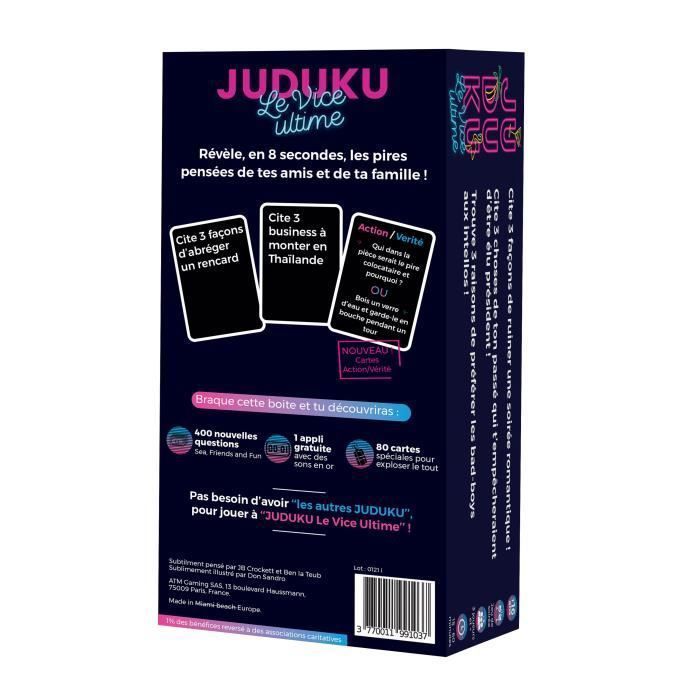 JUDUKU – Die ultimative Versuchung – Partyspiel für Drinks und Abende – Kartenspiel für Erwachsene