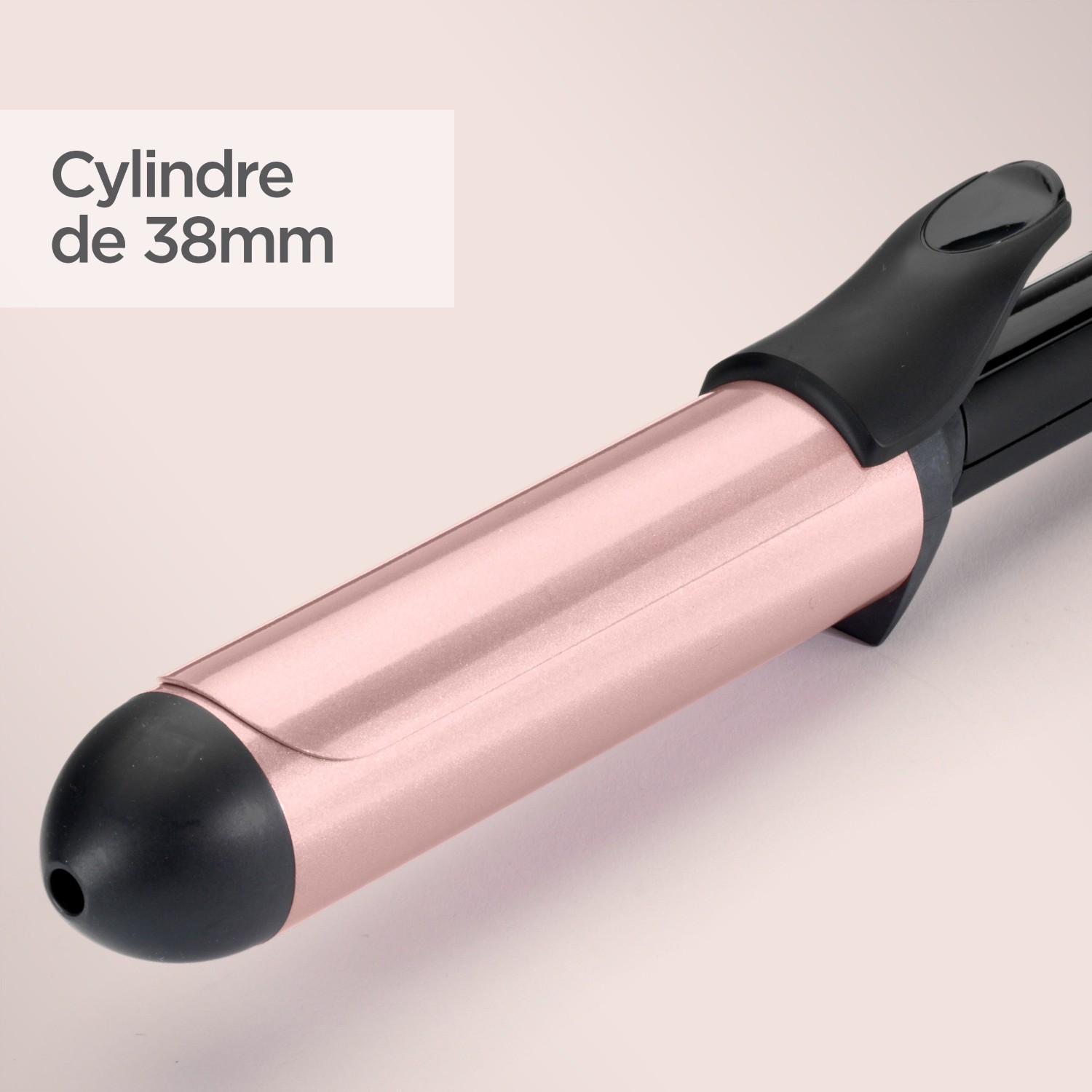 BaByliss C453E - Boucleur 38 mm Curling Tong en Quartz Céramique