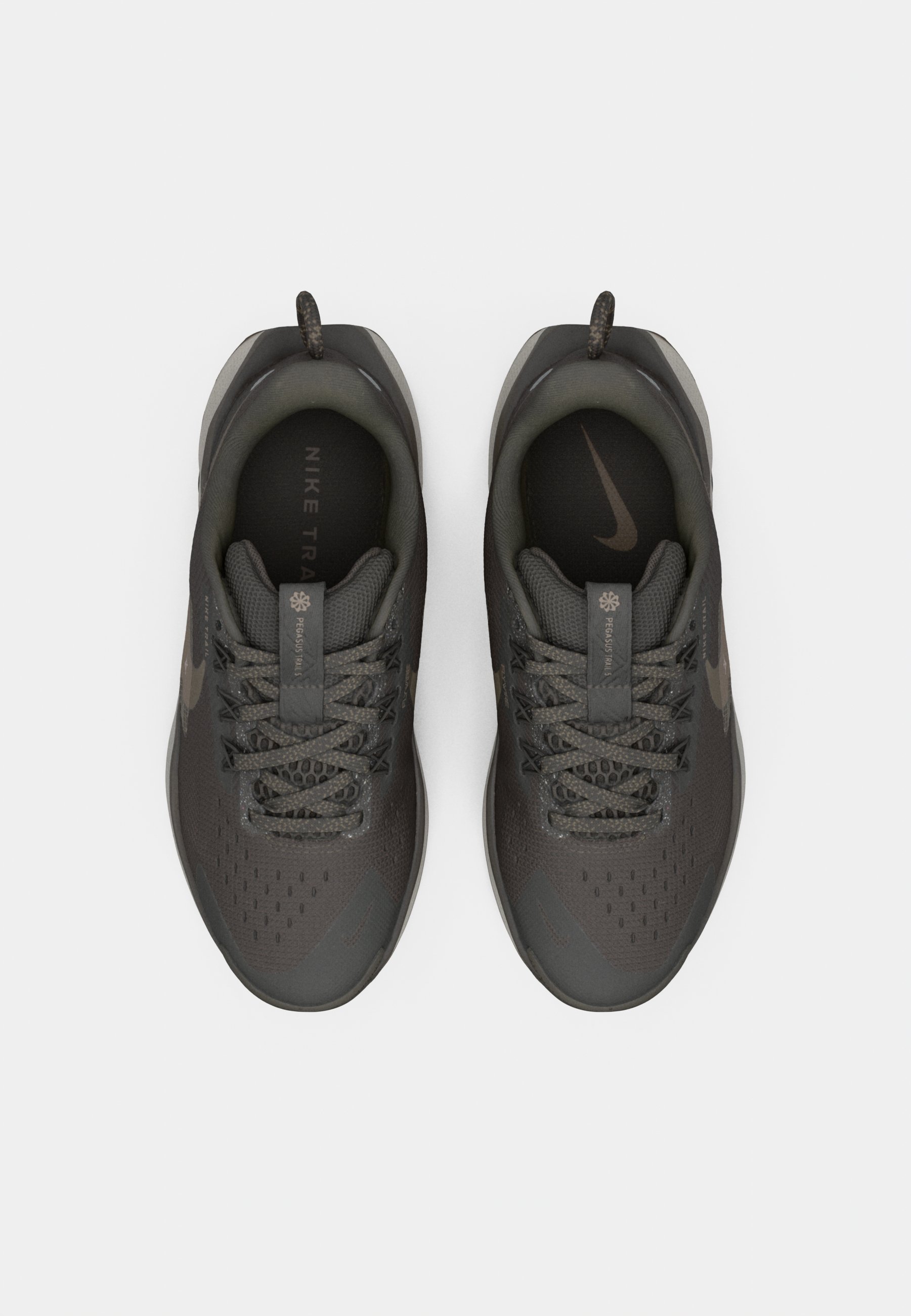 Nike Performance PEGASUS TRAIL 5 UNISEX - Trailrunning schoenen - bruin/ijzersteen/collegegrijs