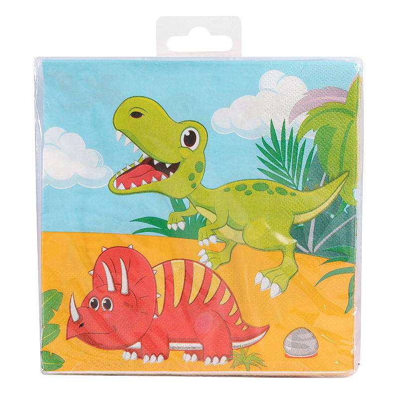 Giform-lautasliinat 20 kpl 33x33 cm dinosaurus
