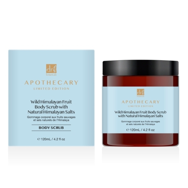 Dr. Botanicals Wild Himalayan tělový peeling dvojité balení 2 x 120ml