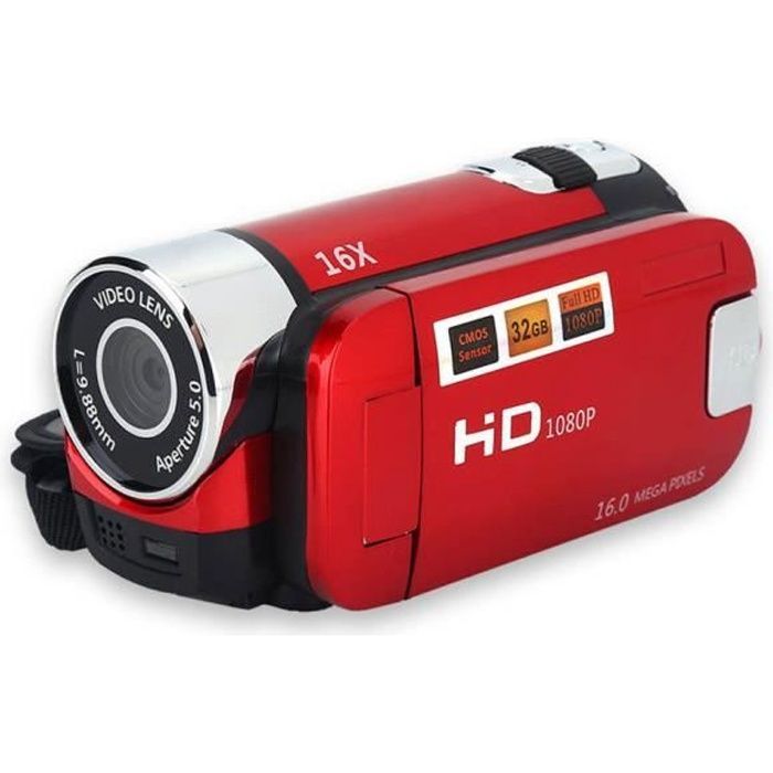 ESTANK 1080p DV Digital-Camcorder, Full HD, 270°-Drehung, 1080p 16x DV-Videokamera