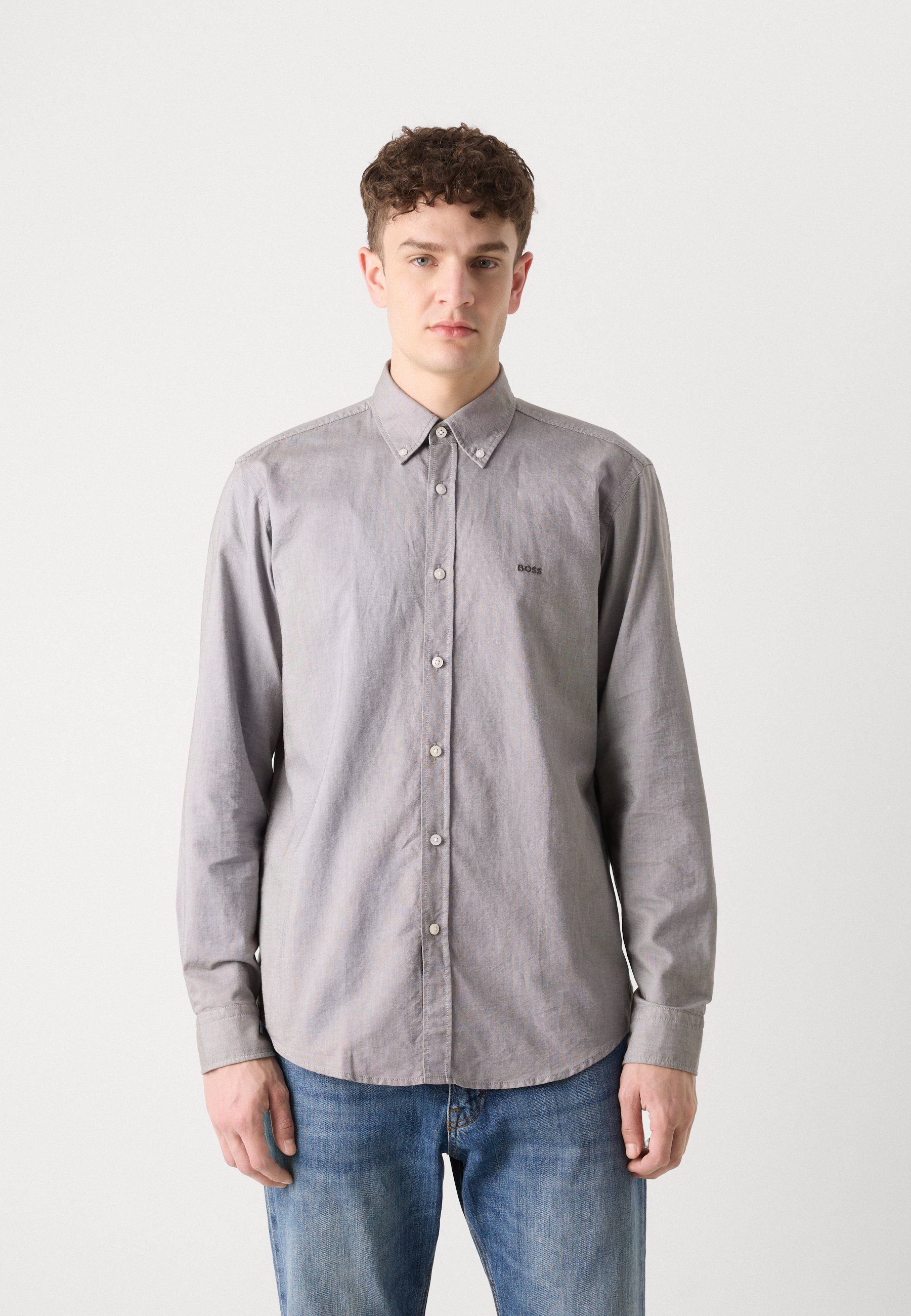BOSS RICKERT - Shirt - grijs