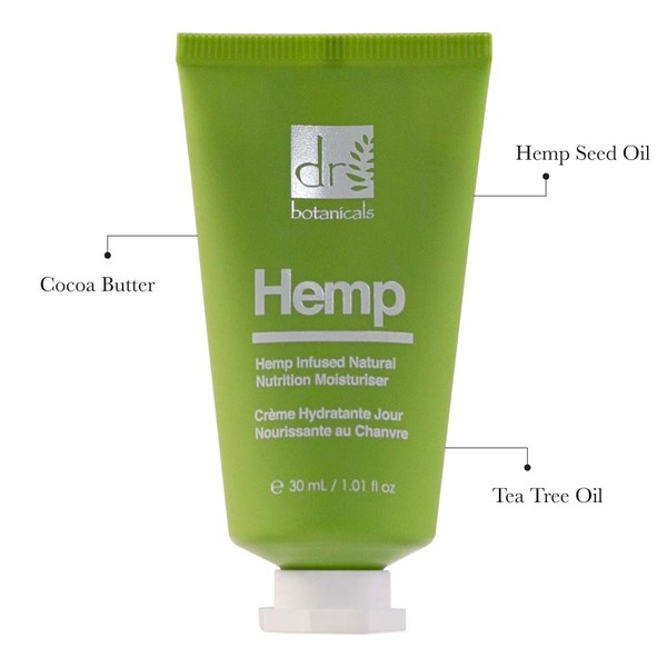 Dr. Botanicals Hemp Infused Natural Moisturiser 30ml