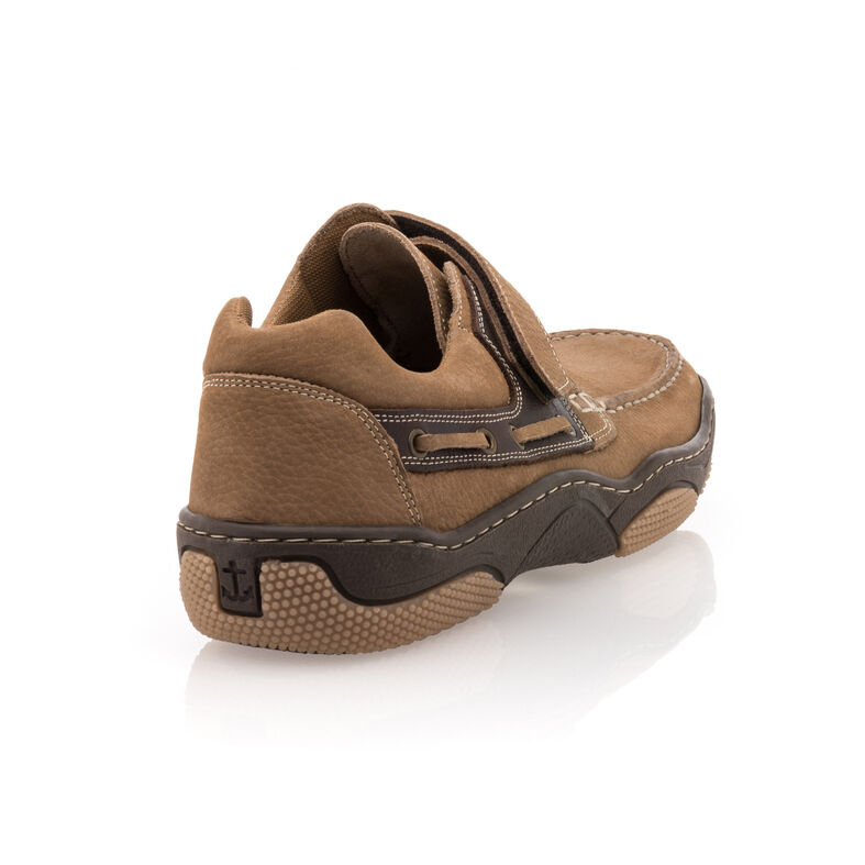 Brune loafers/båtsko til herre