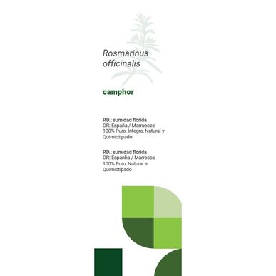 Terpeeninen rosmariini-kamferin eteerinen öljy