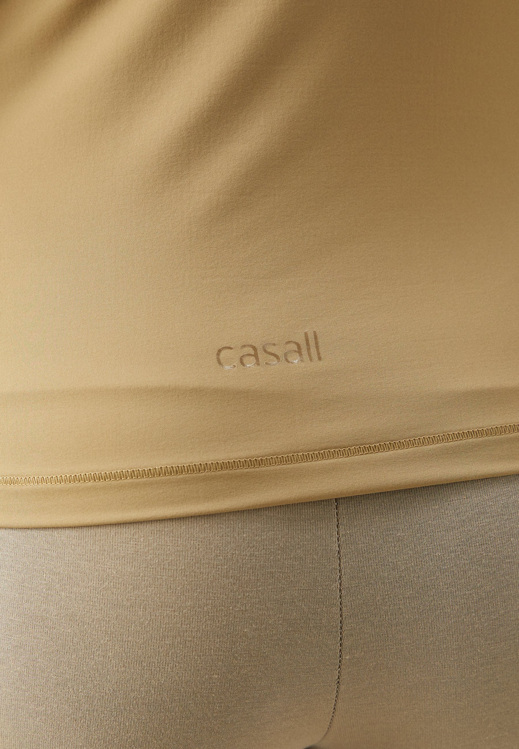 Casall ONE SHOULDER BRA TANK - Top - jasny khaki