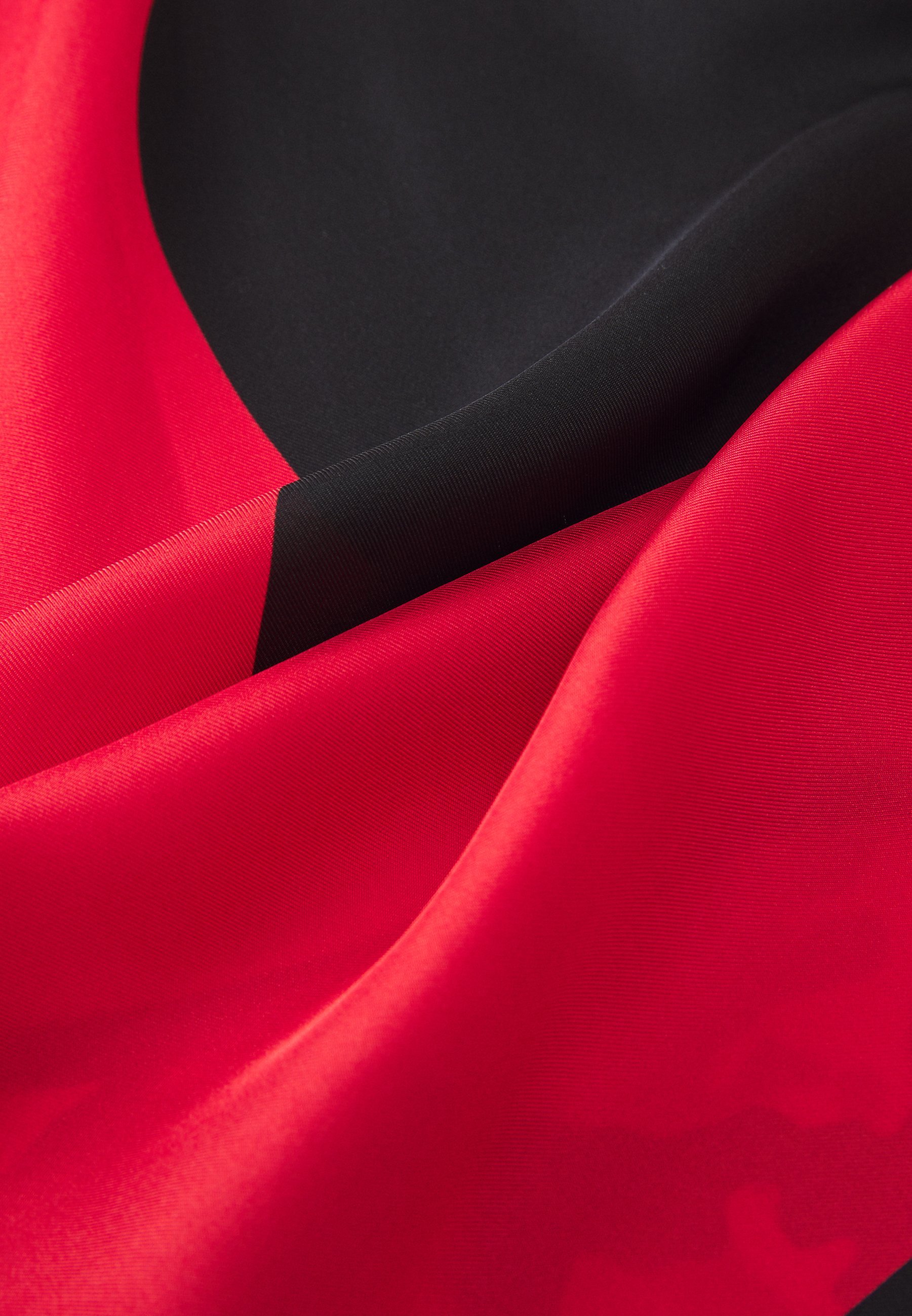 MOSCHINO SUMMER SCARF UNISEX - Foulard - red black