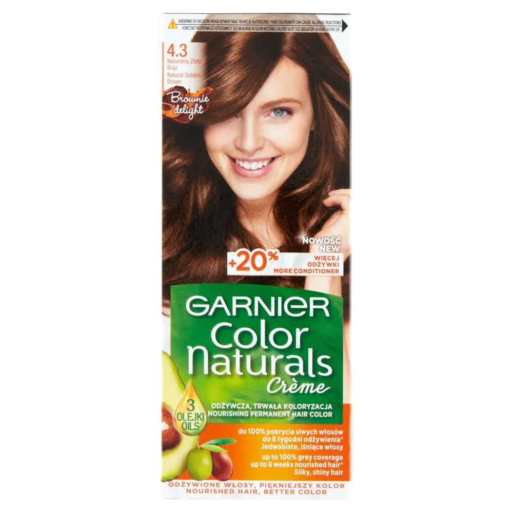 Garnier Color Naturals Farba do włosów N4.3