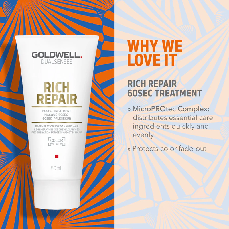 Goldwell Dualsenses Rich Repair Reiseset pflegt und spendet Feuchtigkeit