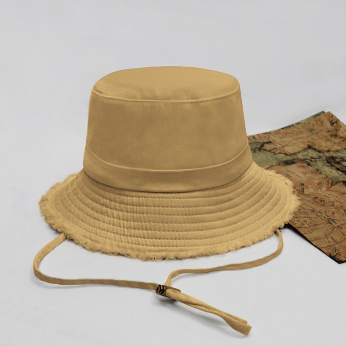 Sombrero de sol FUNMOON para niñas con cinta, circunferencia de la cabeza 52 cm, sombrero de playa de verano en rafia, protección UV, tallas 57 - 679111