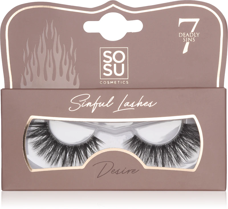 SOSU Cosmetics 7 Deadly Sins wimpers nepwimpers