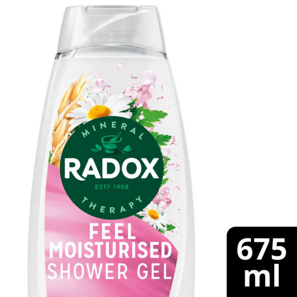 Gel de duș hidratat Radox Mineral Therapy Feel 675 ml