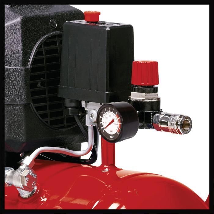 Einhell TC-AC 190/24/8 Compressor (1500 W, Suction power 165 l/min, Maximum pressure 8 bar, Tank: 24 L)
