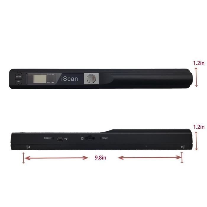 900DPI A4 Portátil iScan Color USB 2.0 Móvil PDF - JPE Documento Foto Escáner HD